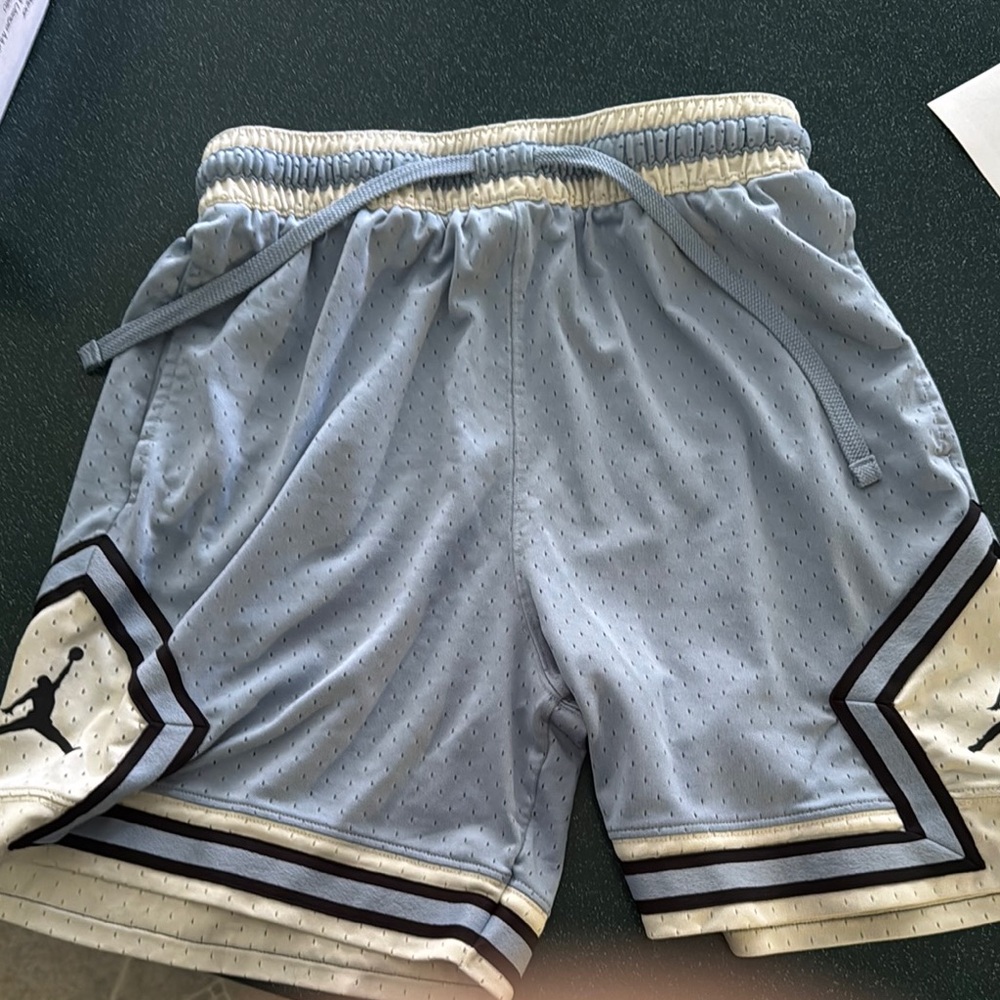 Men's Light Blue Athletic Shorts